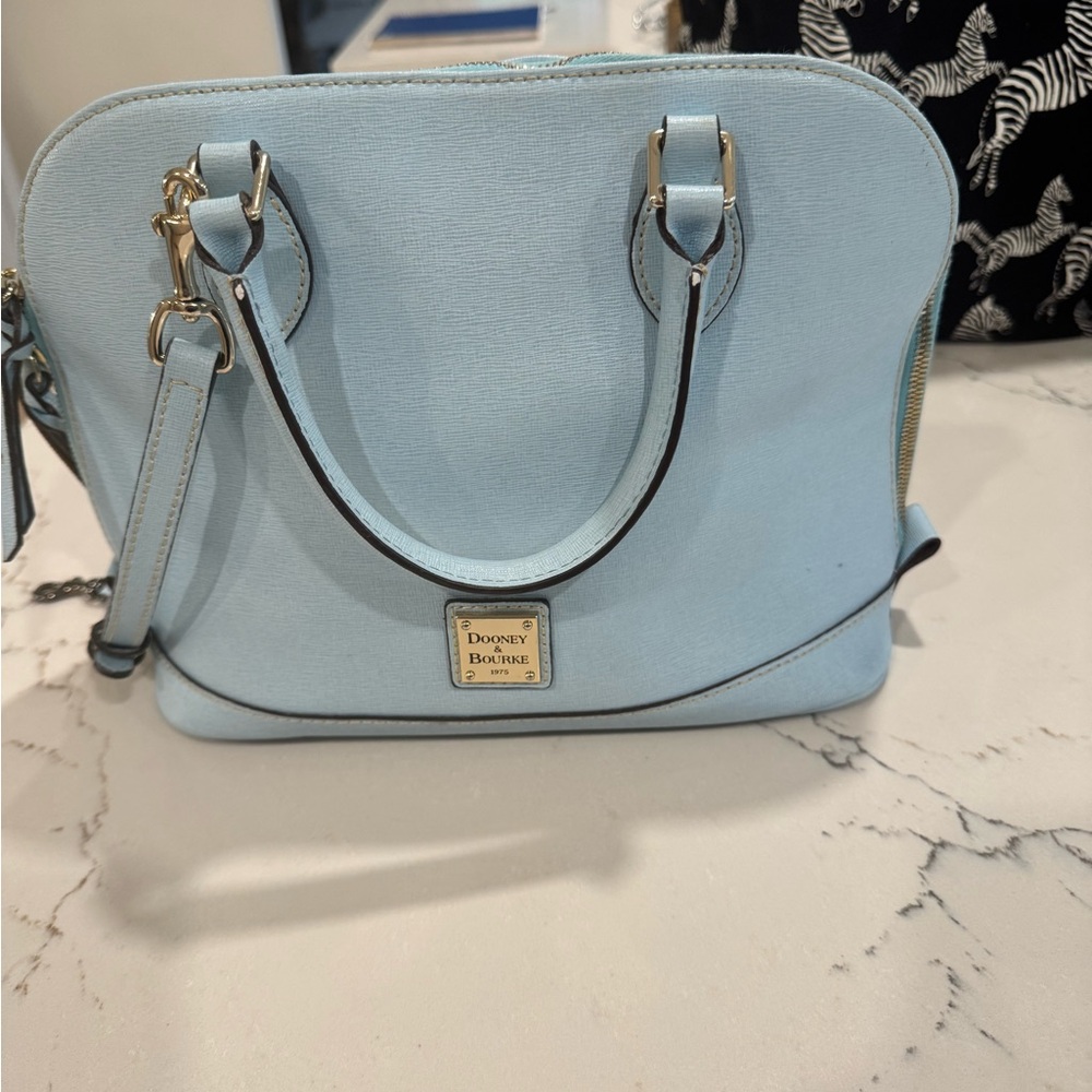 Dooney & Bourke Sky Blue Satchel